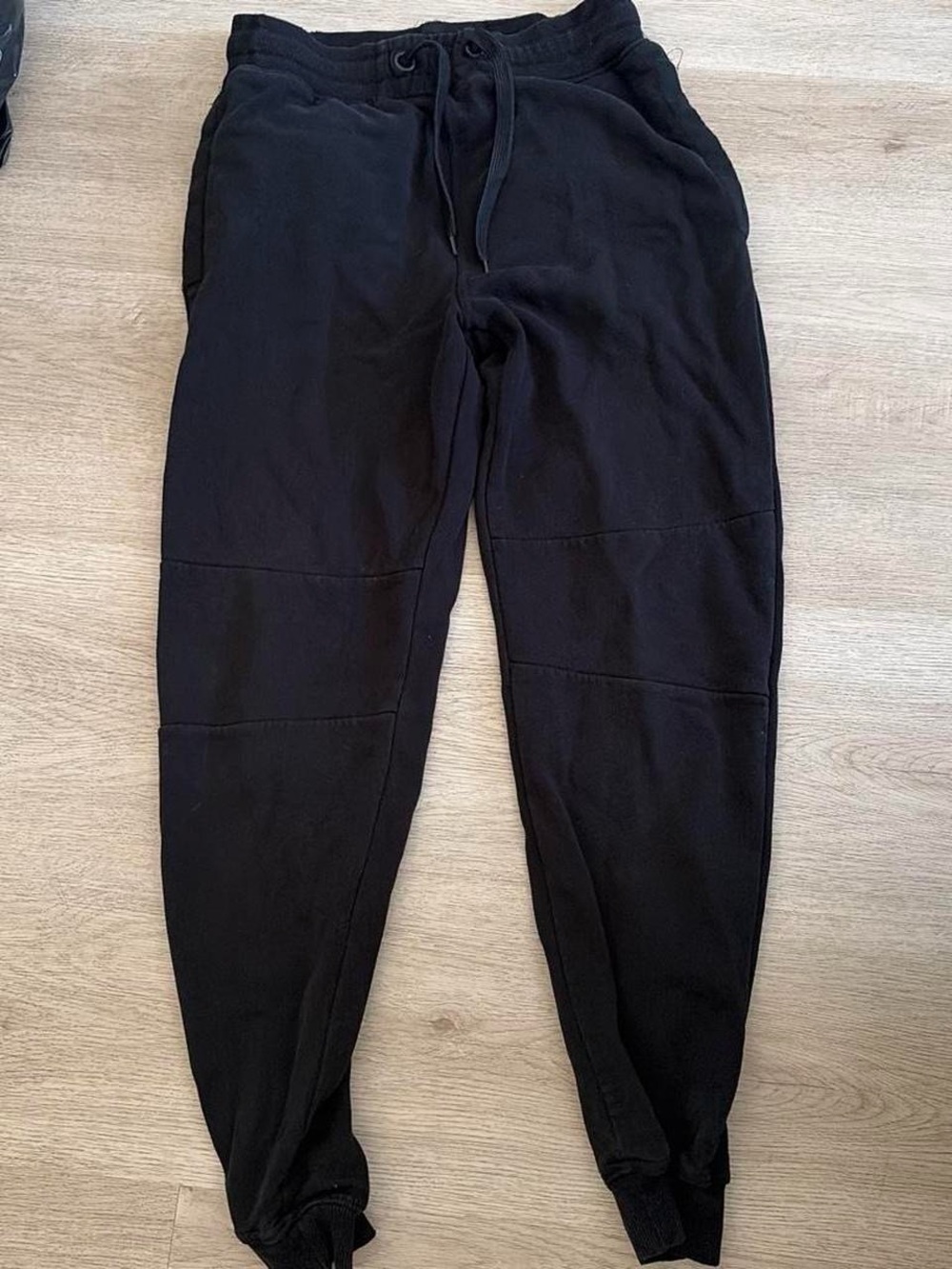 Men's Black Drawstring Jogger Pants